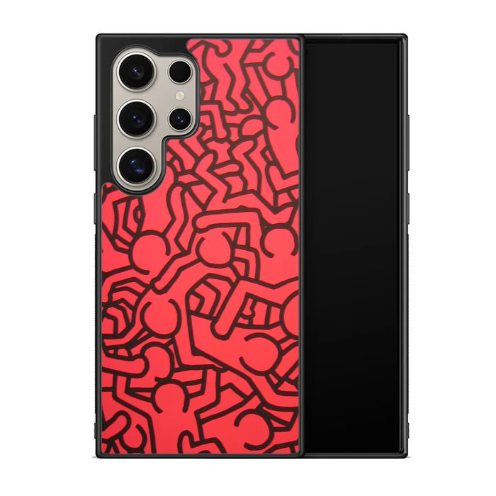 Keith Haring Colors Go Back X0151 Samsung Galaxy S24 Ultra 5G Case