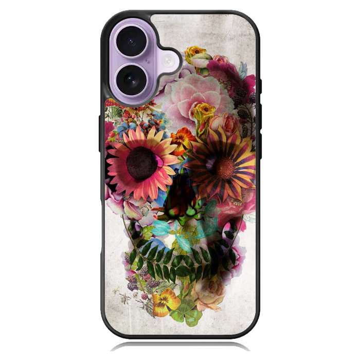 Floral Skeleton X0174 iPhone 17 Case