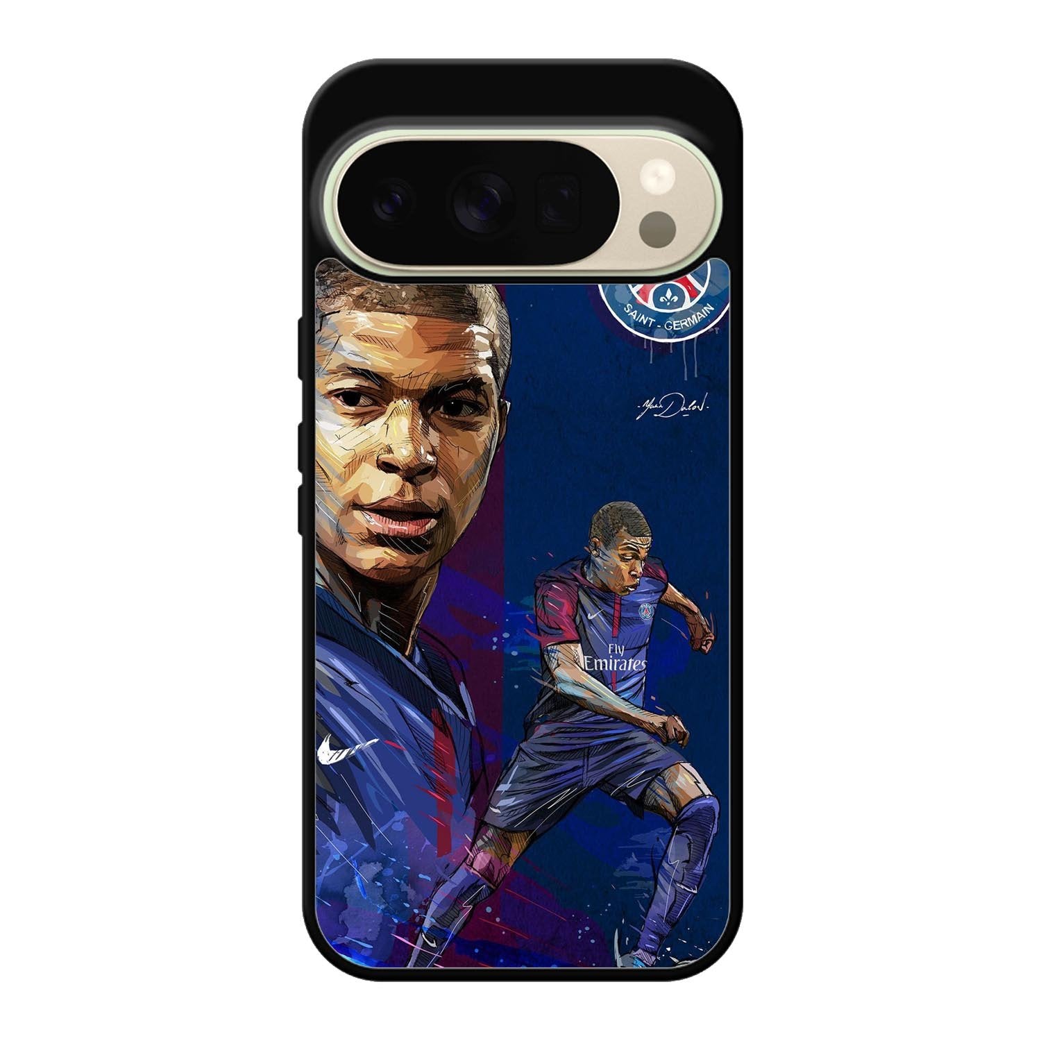 painting of Kylian Mbappé X7053 Google Pixel 10 Pro Case