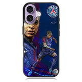 painting of Kylian Mbappé X7053 iPhone 17 Case