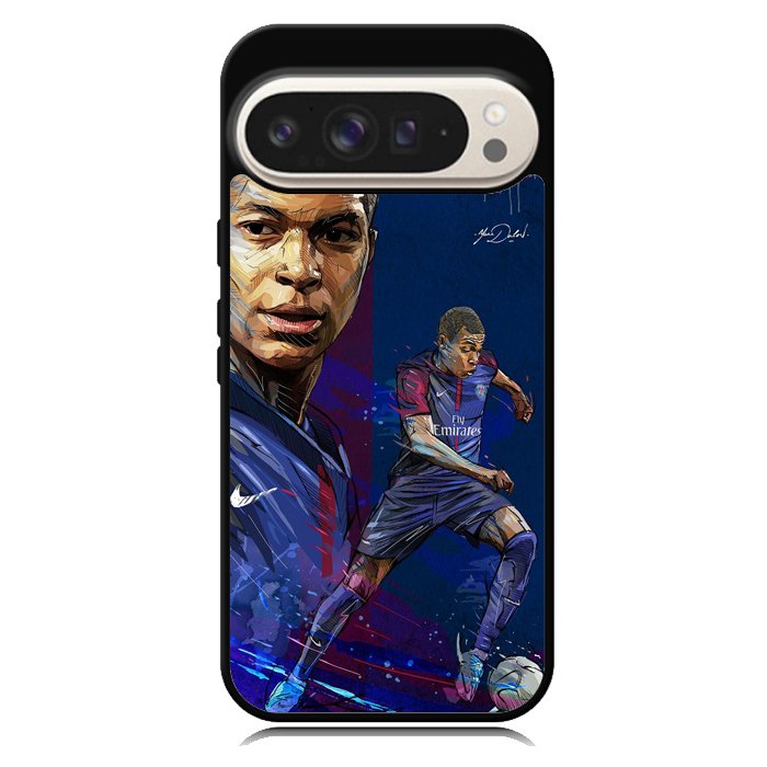 painting of Kylian Mbappé X7053 Google Pixel 9 Pro XL Case