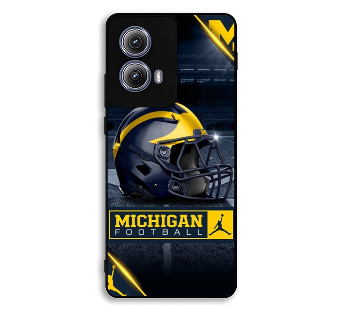 michigan wolverines helmet Motorola Moto Edge 2024 Case FE6156