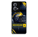 michigan wolverines helmet Motorola Moto Edge 2024 Case FE6156