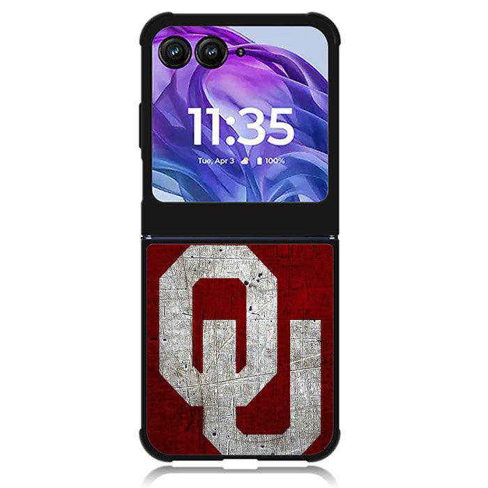 Oklahom Sooners Motorola Moto Razr 2024 , Moto Razr 50 Case