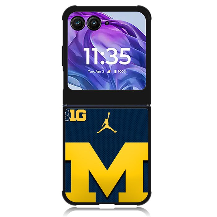 michigan wolverines 3rd Motorola Moto Razr 2024 , Moto Razr 50 Case