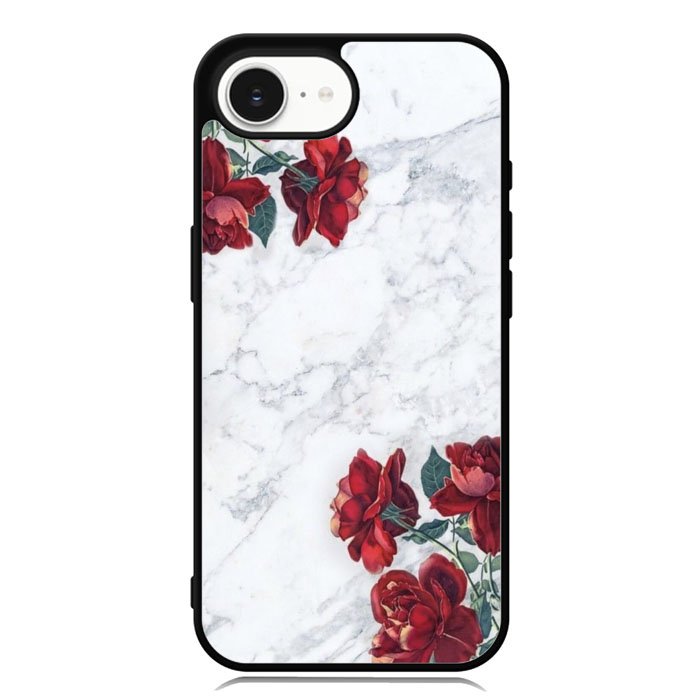 Marble With Roses iPhone 16e Case FE0847