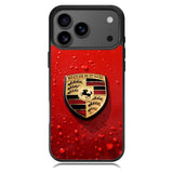 Porsche Logo Red X8906 iPhone 17 Pro Max Case