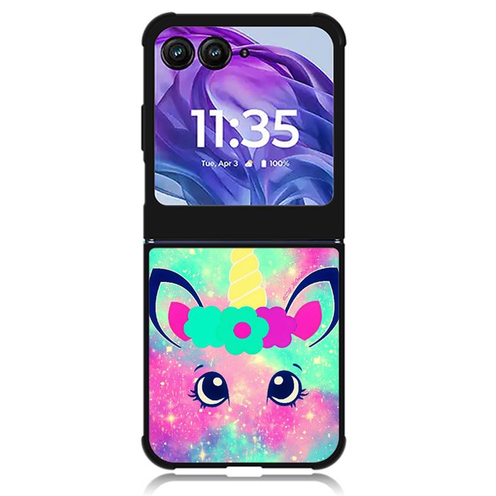 Cute Unicorn Motorola Moto Razr 2024 , Moto Razr 50 Case