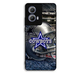 Dallas Cowboys Helmet Motorola Moto Edge 2024 Case FE7375