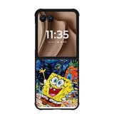 Spongebob Squarepants Art X9011 Motorola Moto RAZR Plus 2025 Case