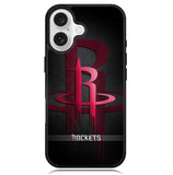 Black Houston Rockets X9065 iPhone 16 Plus Case