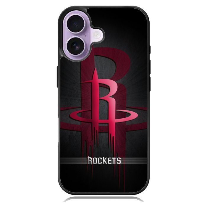 Black Houston Rockets X9065 iPhone 17 Case