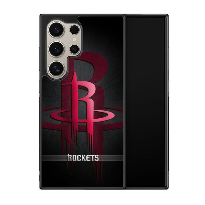 Black Houston Rockets X9065 Samsung Galaxy S25 Ultra 5G Case