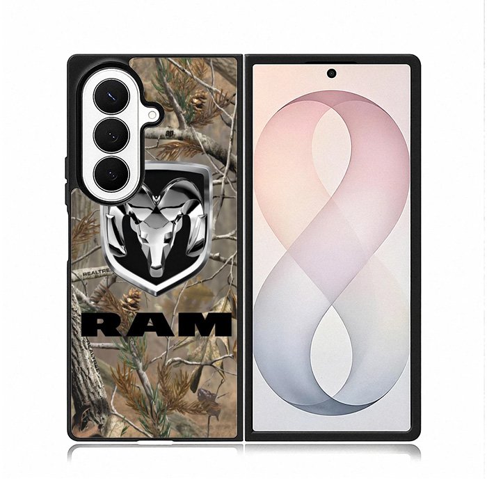 Dodge Ram Camo Case Samsung Galaxy Z Fold 8 Ultra Case DC0538