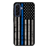 thin blue line flag X9119 Samsung Galaxy A17 Case