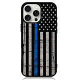 thin blue line flag X9119 iPhone 16 Pro Max Case
