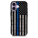 thin blue line flag X9119 iPhone 17 Case