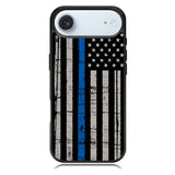thin blue line flag X9119 iPhone 17 Air Case
