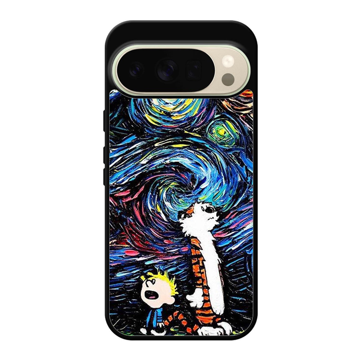 Calvin and Hobbes Art Starry Night X9177 Google Pixel 10 Pro Case