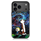 Calvin and Hobbes Art Starry Night X9177 iPhone 17 Pro Case