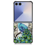 peacock stained glass X9167 Samsung Galaxy Z Flip 7 Case
