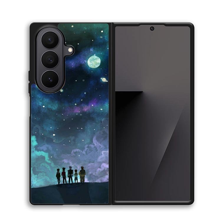 Voltron in Space Nebula X9231 Samsung Galaxy Z Fold 7 Case