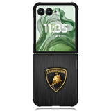 Lamborghini Logo X9273 Motorola Moto Razr+ Plus 2024/2025 Case, Motorola Razr 50 Ultra/50s Ultra Case