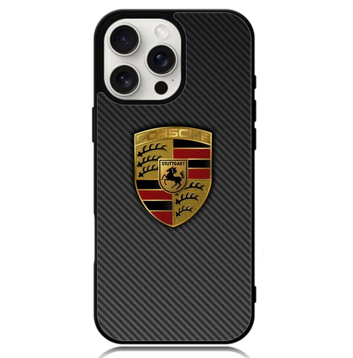 Porsche Badge Logo X9272 iPhone 16 Pro Case