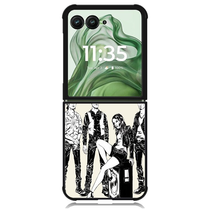 Halestorm Band Cover Album  X0450 Motorola Moto Razr+ Plus 2024/2025 Case, Motorola Razr 50 Ultra/50s Ultra Case