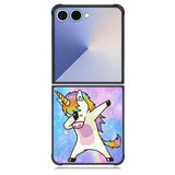 Dabbing Unicorn Rainbow X9358 Samsung Galaxy Z Flip 7 Case