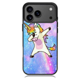 Dabbing Unicorn Rainbow X9358 iPhone 17 Pro Case