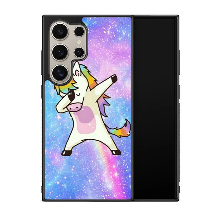 Dabbing Unicorn Rainbow X9358 Samsung Galaxy S24 Ultra 5G Case