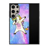 Dabbing Unicorn Rainbow X9358 Samsung Galaxy S24 Ultra 5G Case