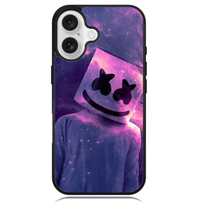 Marshmello Galaxy Purple X9342 iPhone 16 Case