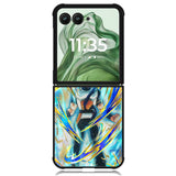 Super Saiyan Gogeta Blue  X9336 Motorola Moto Razr+ Plus 2024/2025 Case, Motorola Razr 50 Ultra/50s Ultra Case
