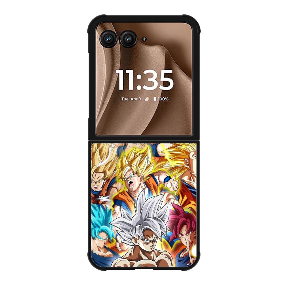 Goku transformations X9330 Motorola Moto RAZR Plus 2025 Case