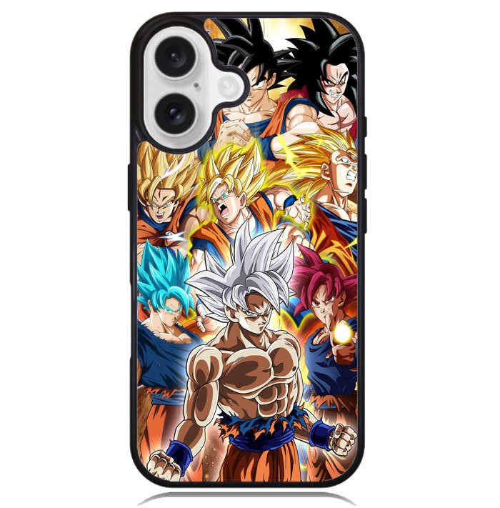 Goku transformations X9330 iPhone 16 Case