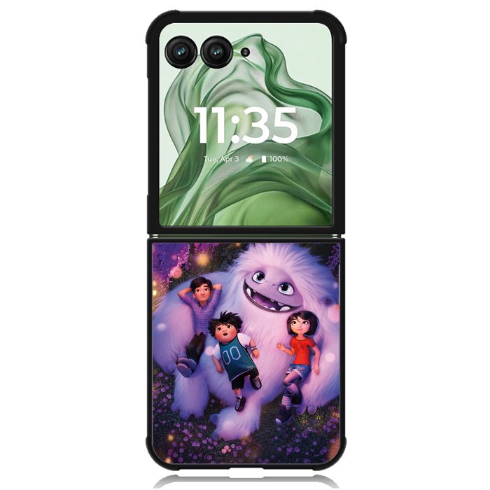 Abominable 2019 Animation X9990 Motorola Moto Razr+ Plus 2024/2025 Case, Motorola Razr 50 Ultra/50s Ultra Case