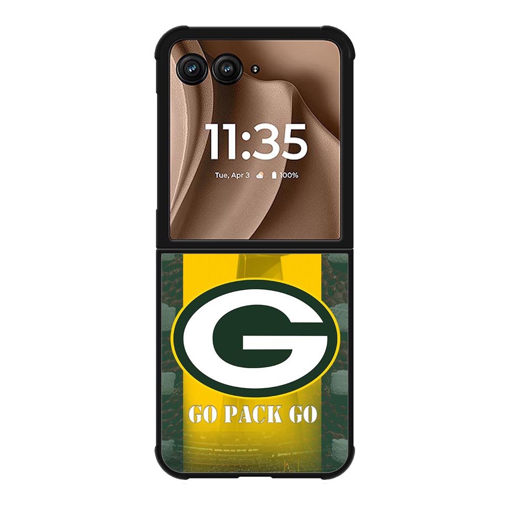 green bay packer wall border X9984 Motorola Moto RAZR Plus 2025 Case