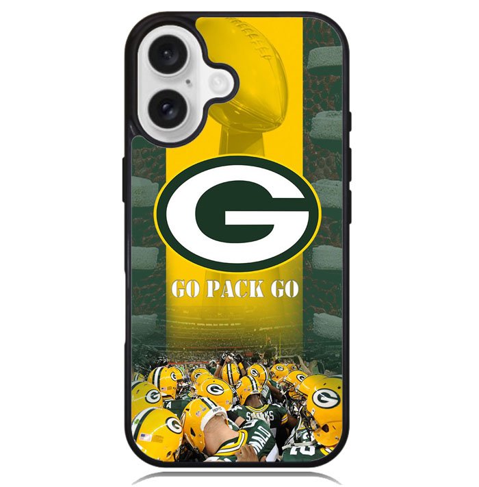 green bay packer wall border X9984 iPhone 16 Case