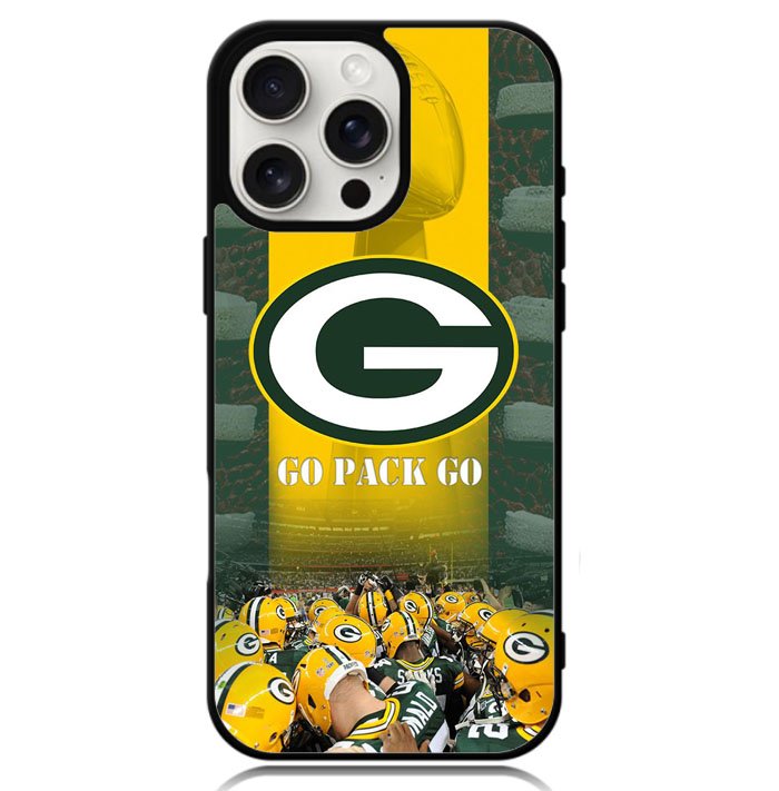 green bay packer wall border X9984 iPhone 16 Pro Case