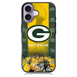 green bay packer wall border X9984 iPhone 17 Case