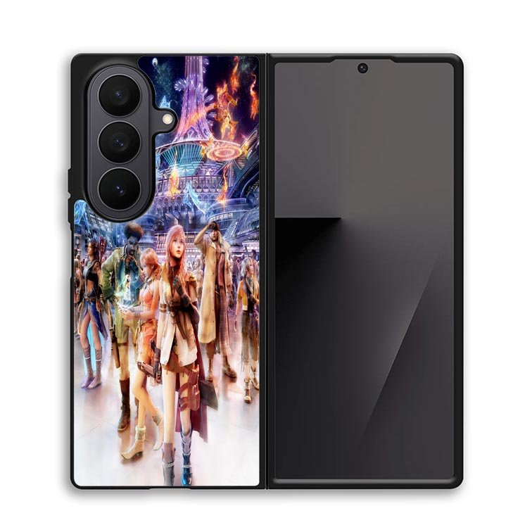 Final Fantasy all character XIII X0906 Samsung Galaxy Z Fold 7 Case