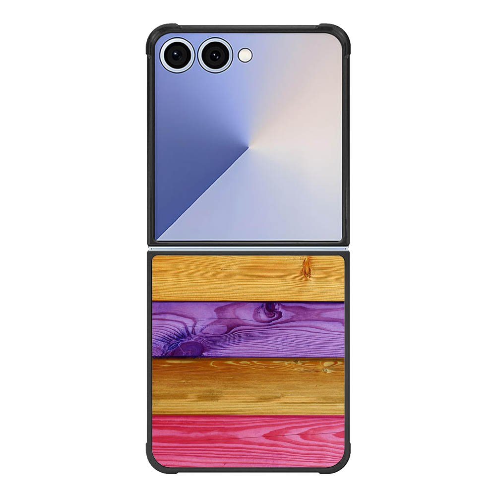 colorful wood FE0502 Samsung Galaxy Flip 7 5G Case