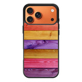 colorful wood iPhone 17 Pro Max Case FE0164