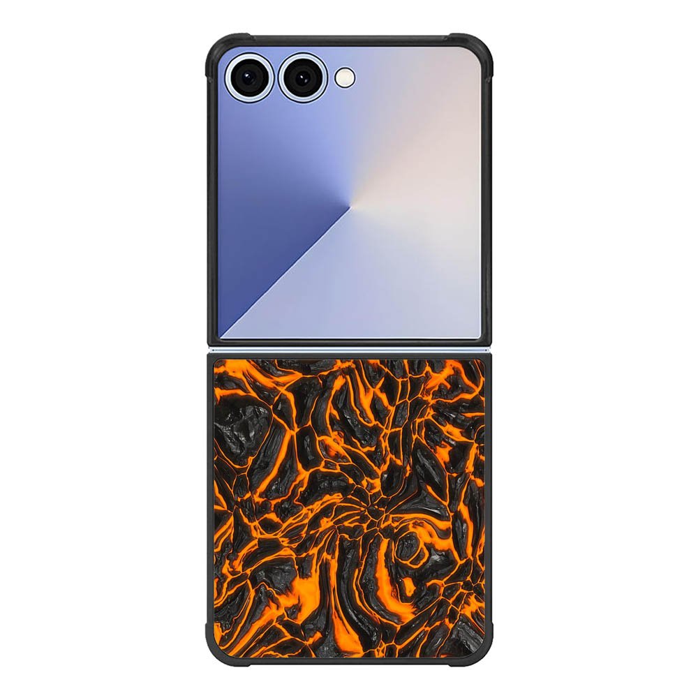 lava texture FE0504 Samsung Galaxy Flip 7 5G Case