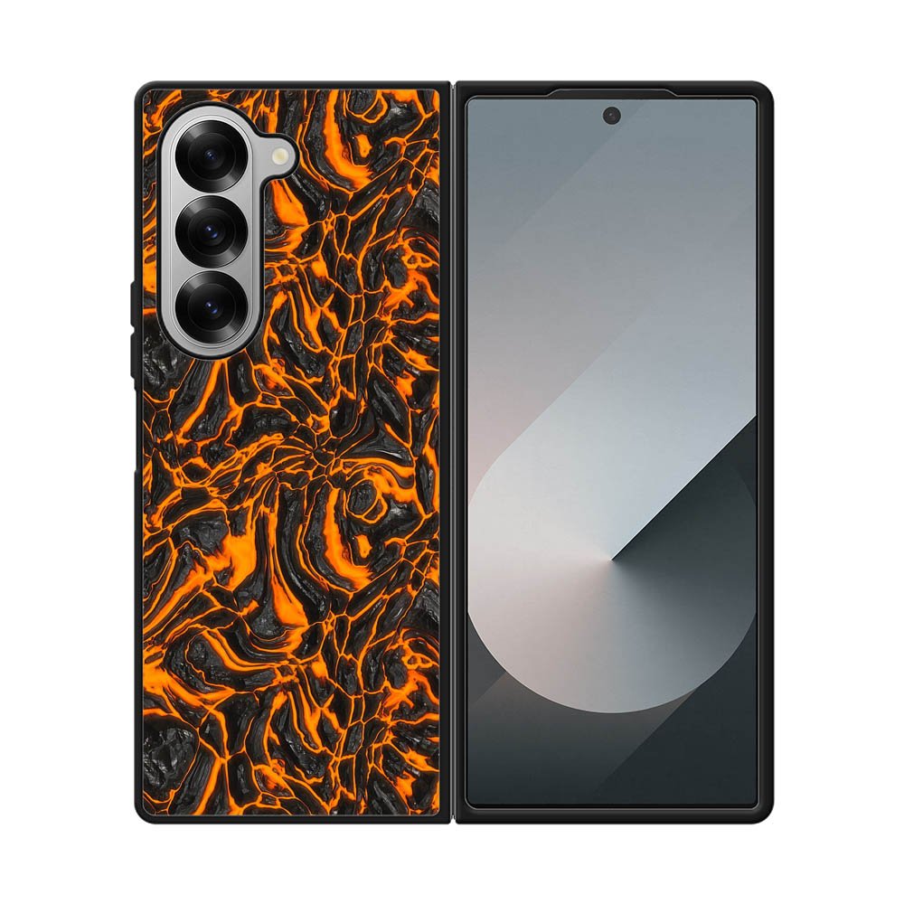 lava texture Samsung Galaxy Z Fold 7 5G Case FE0392
