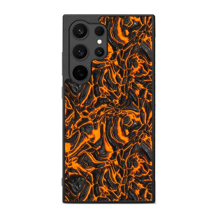 lava texture FE0504 Samsung Galaxy S25 Ultra Case