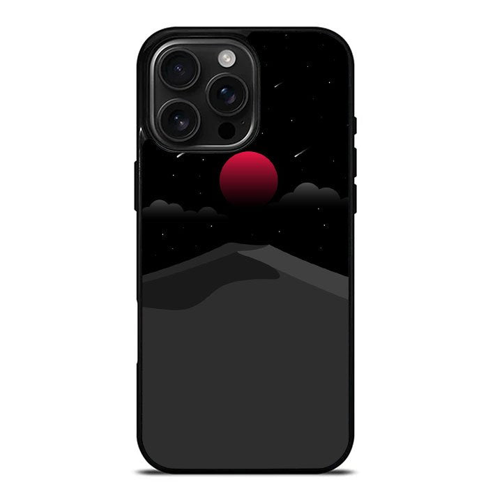 moon red iPhone 16 Pro Max Case FE0448