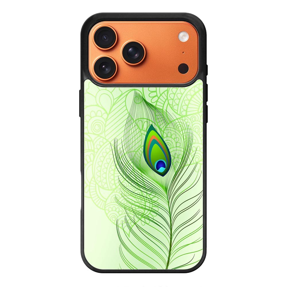 Peacock Feather iPhone 17 Pro Case FE0495